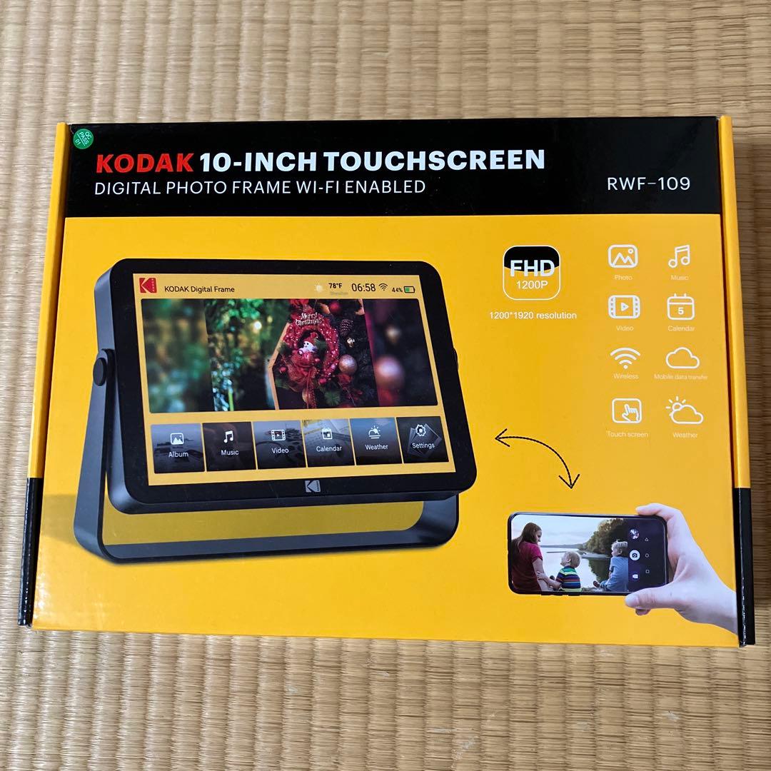 KODAK 10インチタッチスクリーンフォトフレーム RWF-109