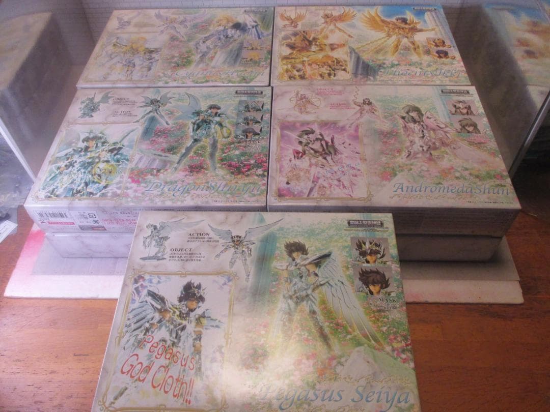 B*様 【送込未開封】聖闘士聖衣神話　青銅神聖衣コンプ5人　ペガサス星矢　他　聖