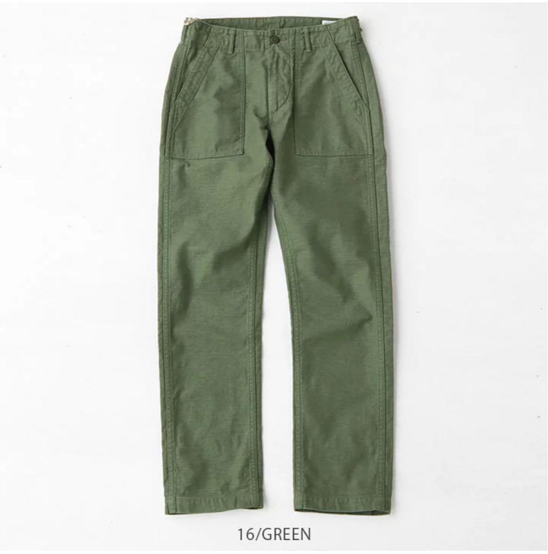 orSlow(オアスロウ) スリムフィット ファティーグパンツ　Lサイズ