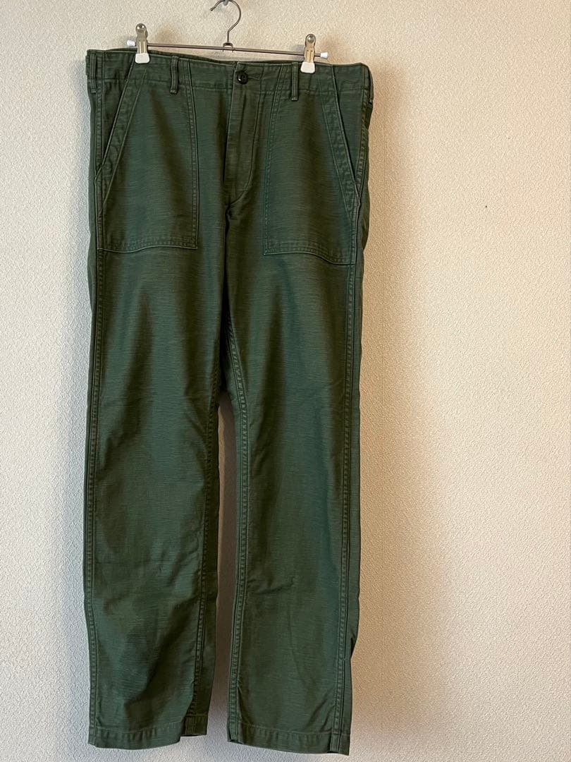 orSlow(オアスロウ) スリムフィット ファティーグパンツ　Lサイズ