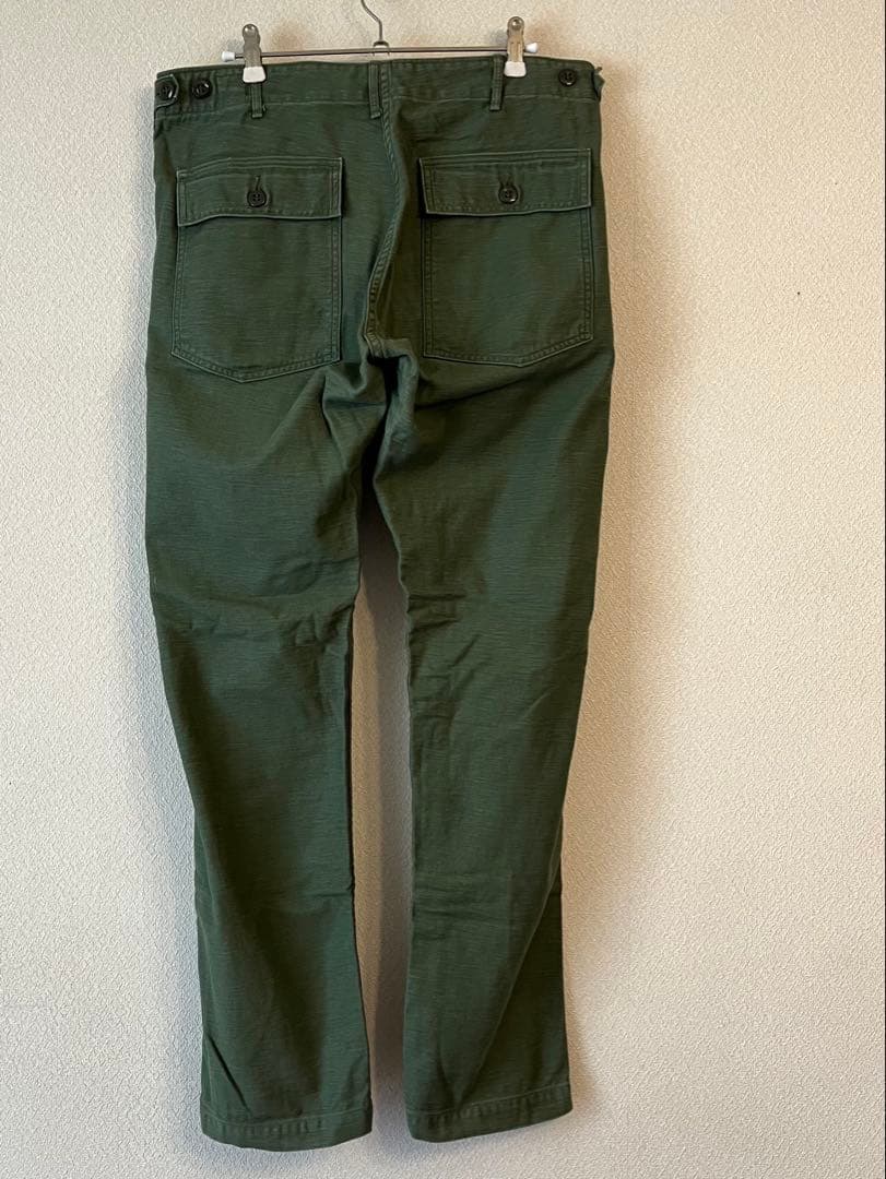 orSlow(オアスロウ) スリムフィット ファティーグパンツ　Lサイズ