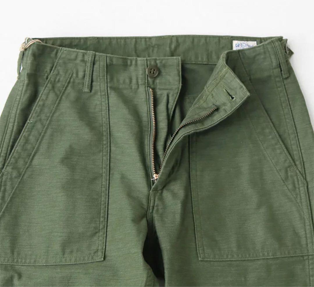 orSlow(オアスロウ) スリムフィット ファティーグパンツ　Lサイズ