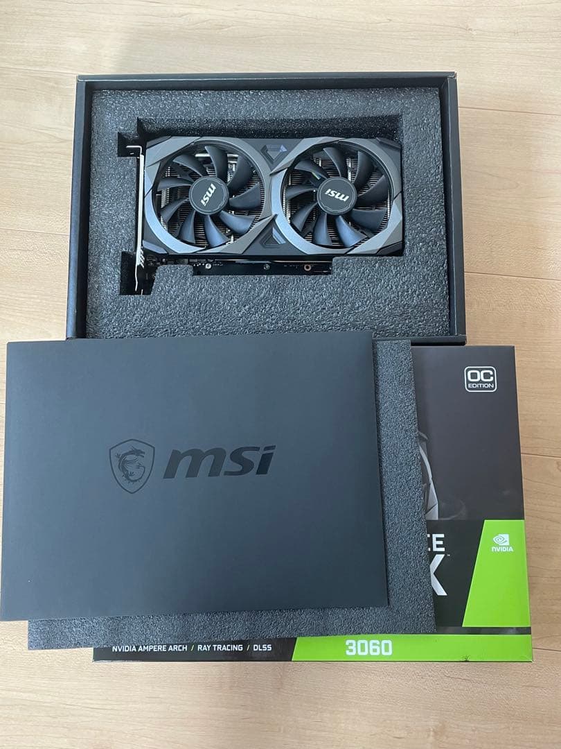 グラフィックボード・グラボ・ビデオカード MSI GeForce RTX 3060 VENTUS 2X XS