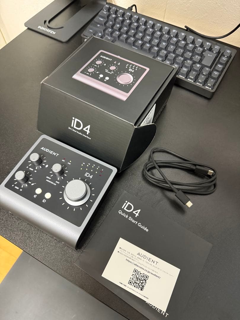Audient USB iD4MKII オーディオ インターフェイス