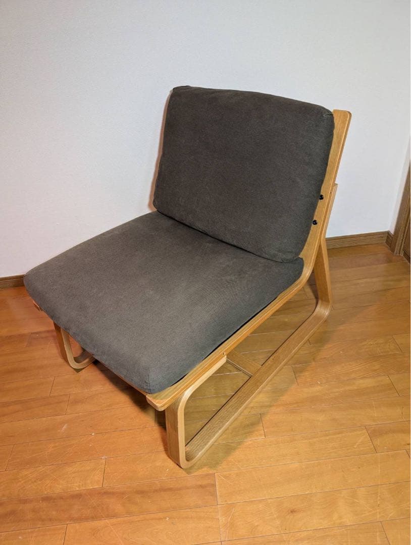 ■送料込■無印 リビングでもダイニングでもつかえるソファチェア 椅子 イス