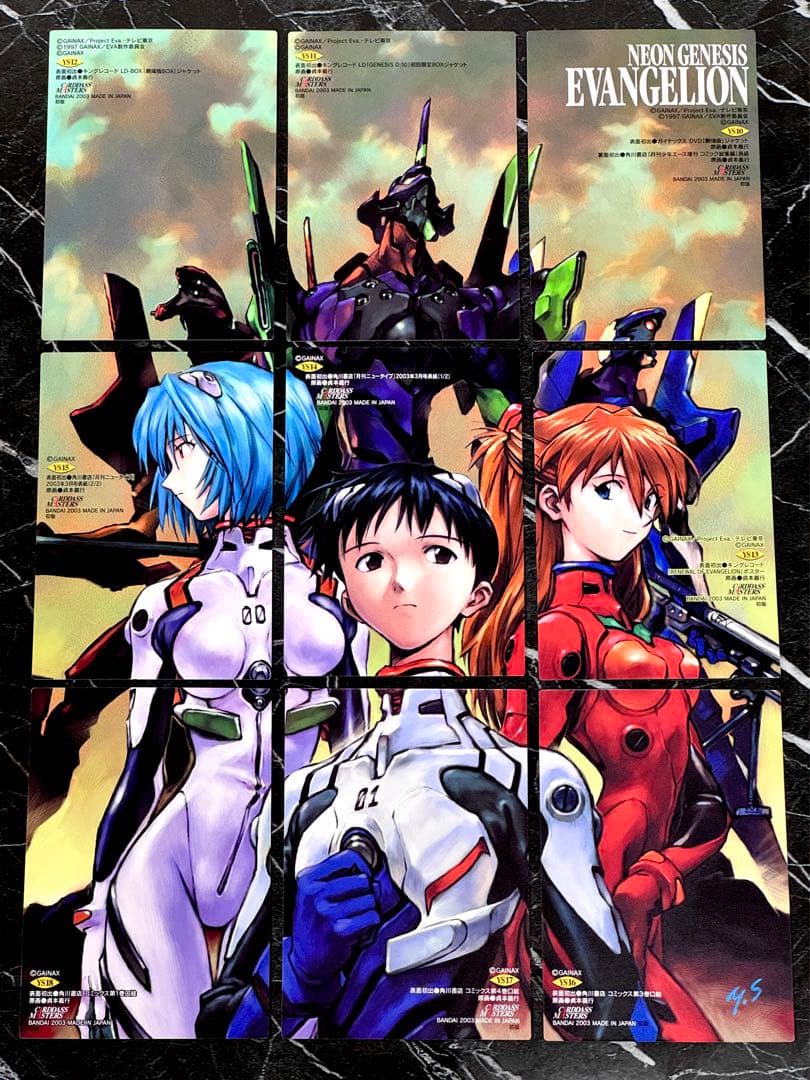 新世紀エヴァンゲリオン カードダス 第四集 YS10〜18 フルコンプリート