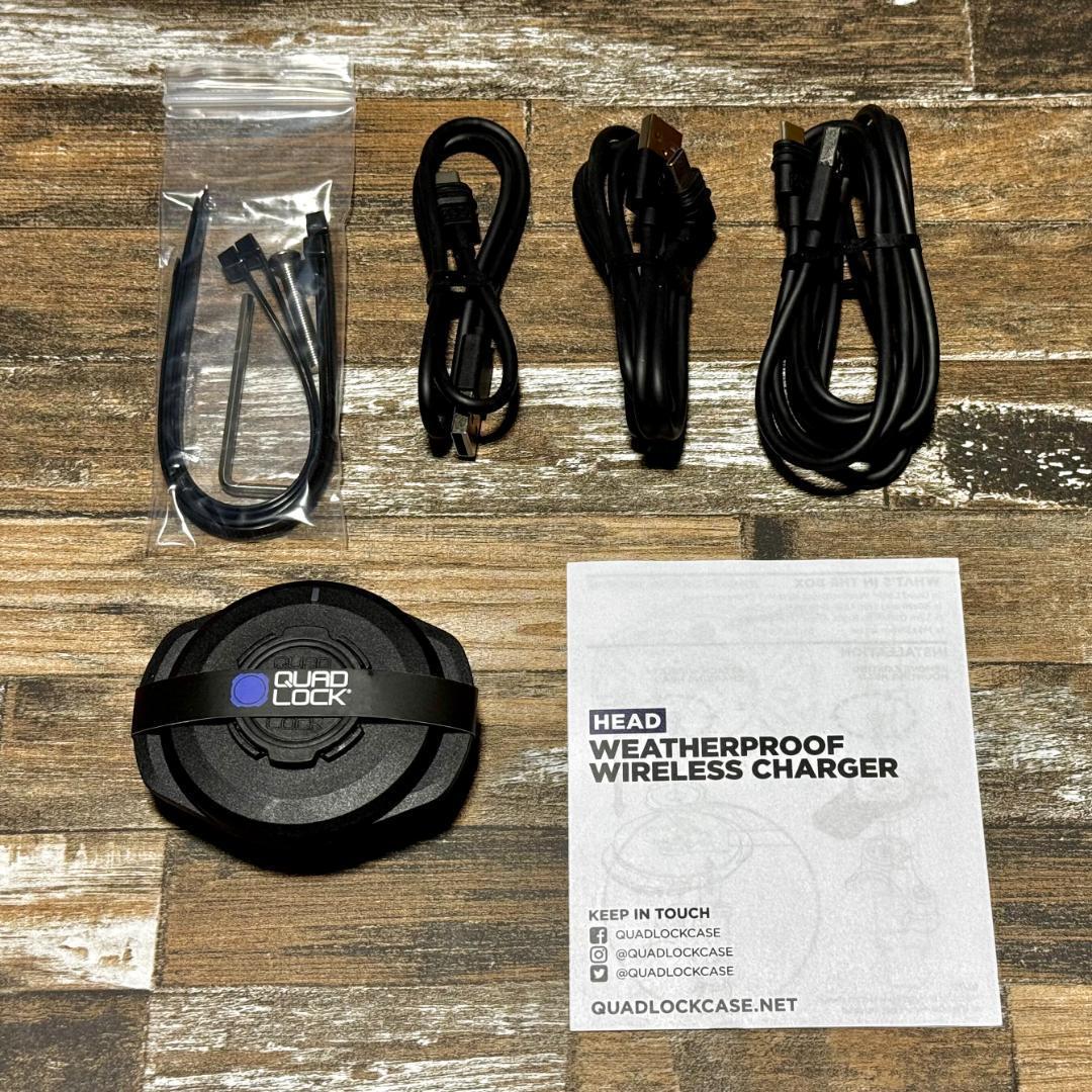クアッドロック QuadLock 防水ワイヤレス充電ヘッド