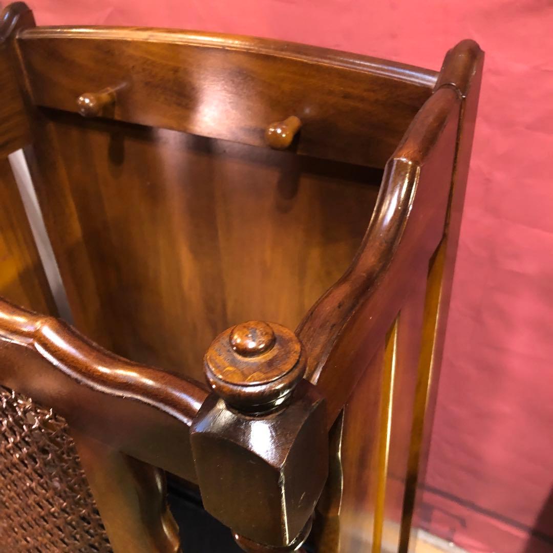 カリモク　ヴィンテージ コロニアル レインラック　傘立て