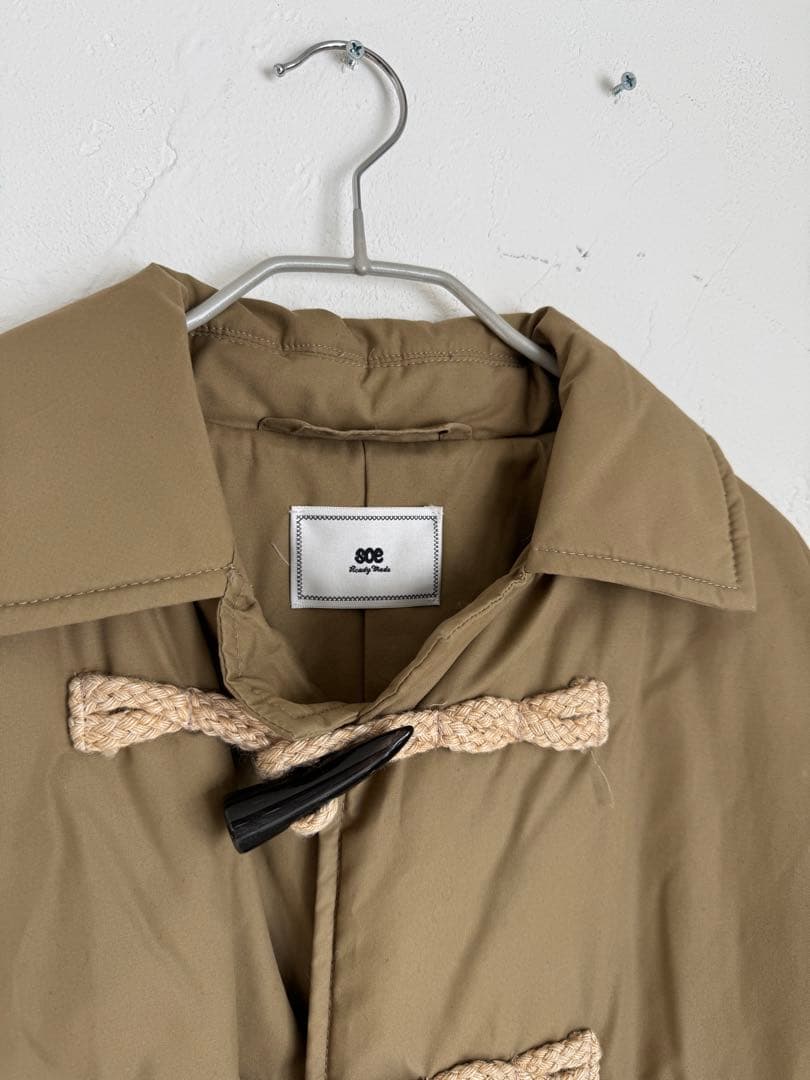 soe ダッフルコート ベージュ 15-16AW 定価70,000円