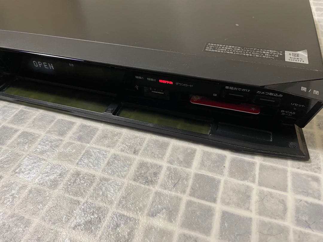 Sony BDZ-EW1100 ブルーレイレコーダー 動作品