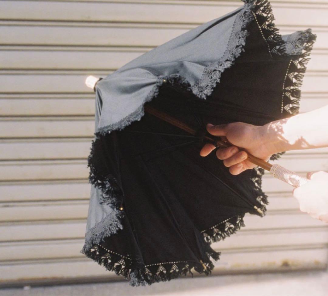 大森商店◆フリル日傘