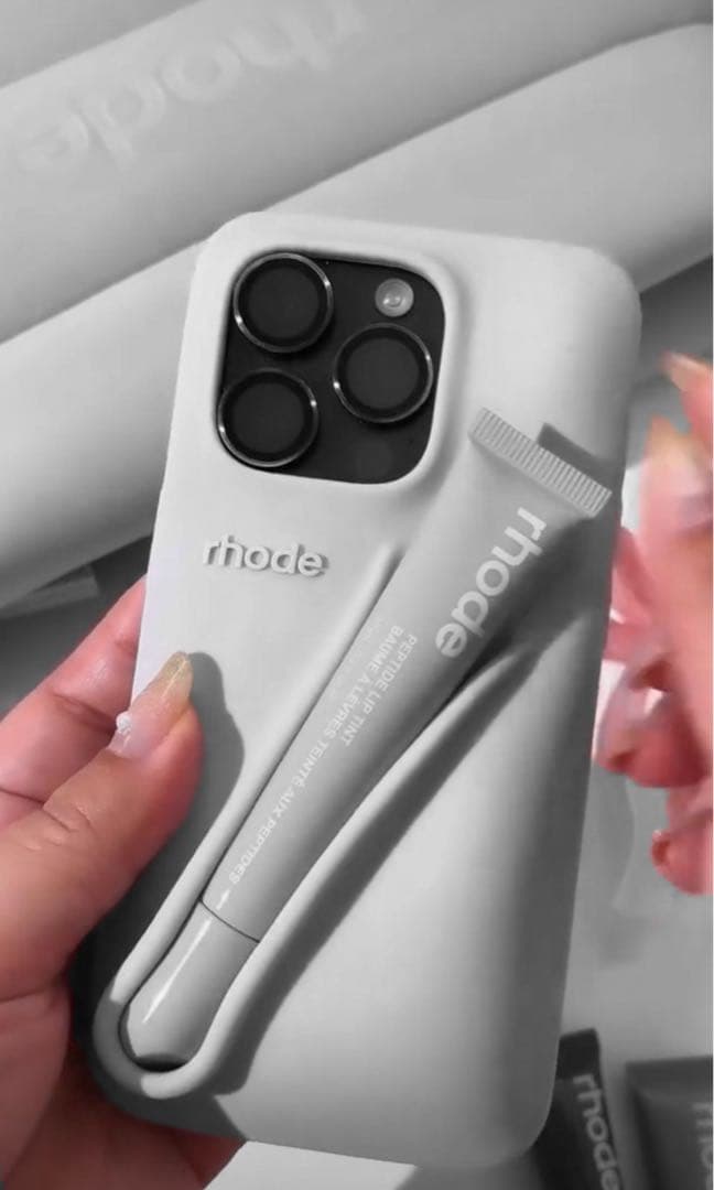 【全機種対応】 rhode iPhoneケースリップ付き