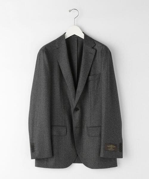 green label relaxing CANONICO フラノ無地 3ピース