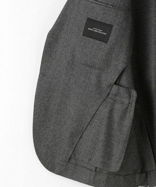 green label relaxing CANONICO フラノ無地 3ピース