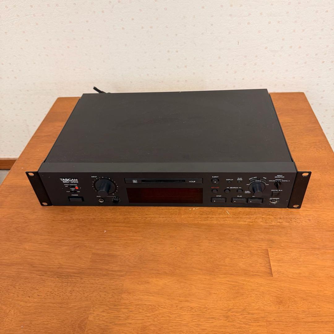 ● 良品 TASCAM タスカム MD-350 MDデッキ 業務用MDデッキ