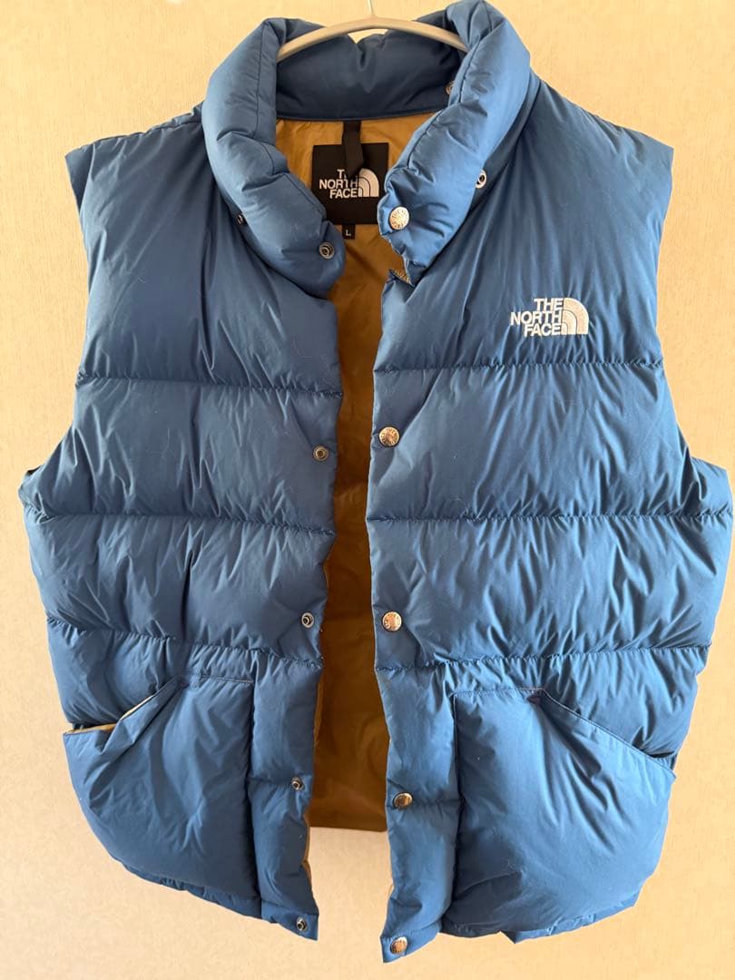 THE NORTH FACE ノースフェイス ダウンベスト メンズ L ブルー
