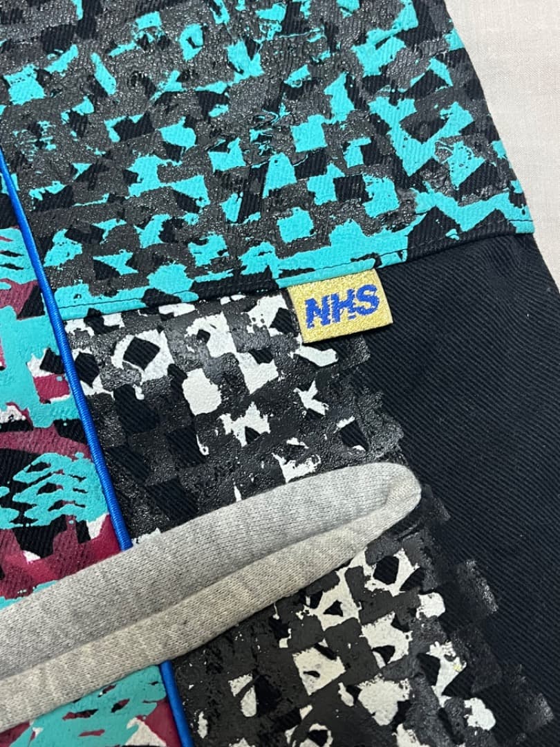 DR.NOKI ブラックキャンバス地ショートパンツ