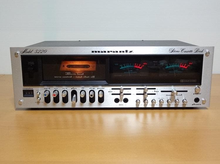 実働 Marantz model5220 ヴィンテージ カセットPR 1977年