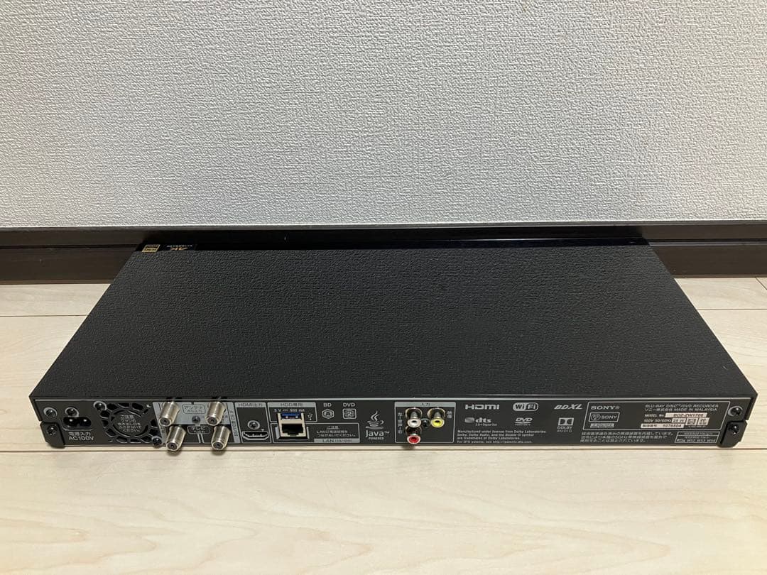 BDZ-ZW1700 本体のみ　動作品　SONY ブルーレイレコーダー