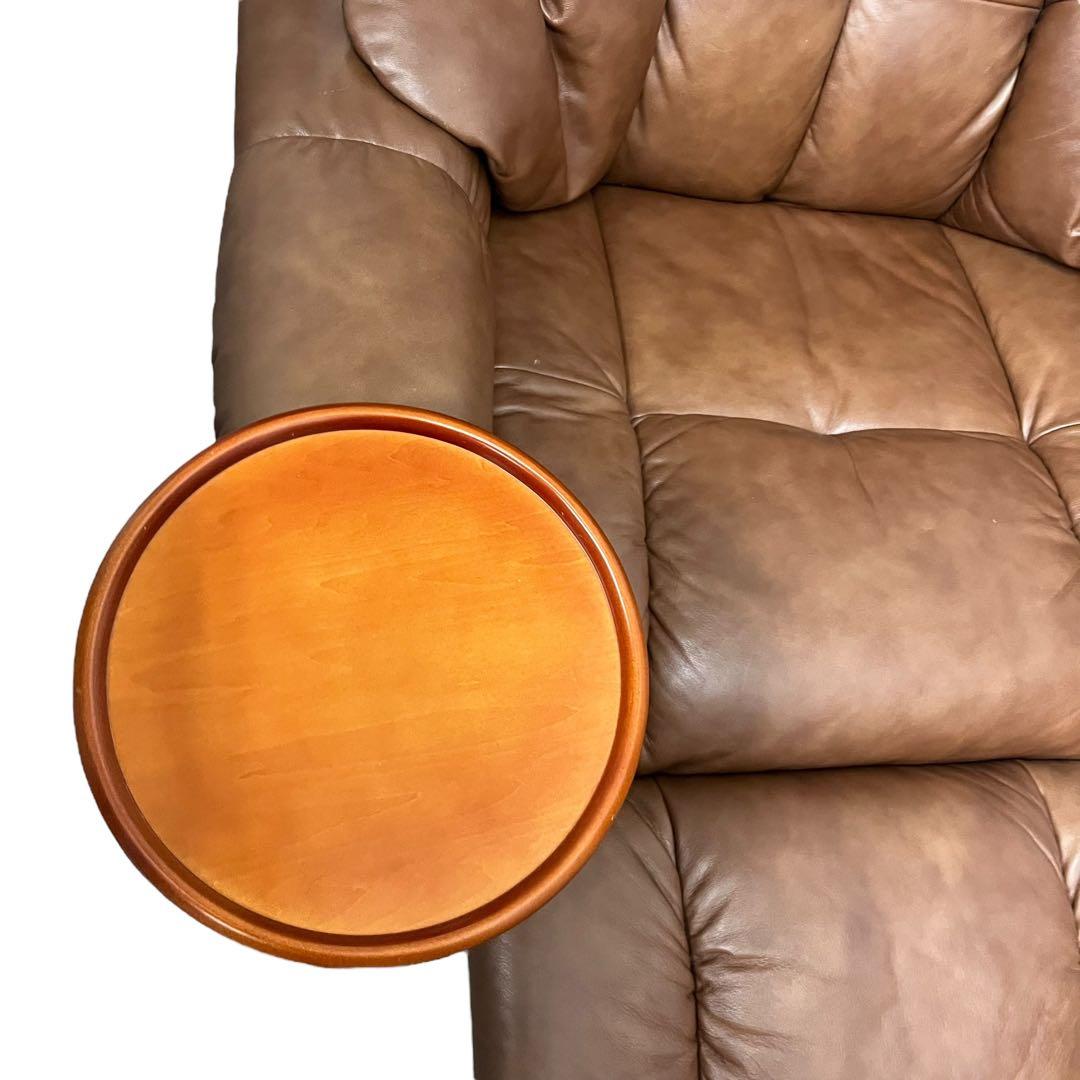 パーソナルチェア オットマン付き 本革 レザー