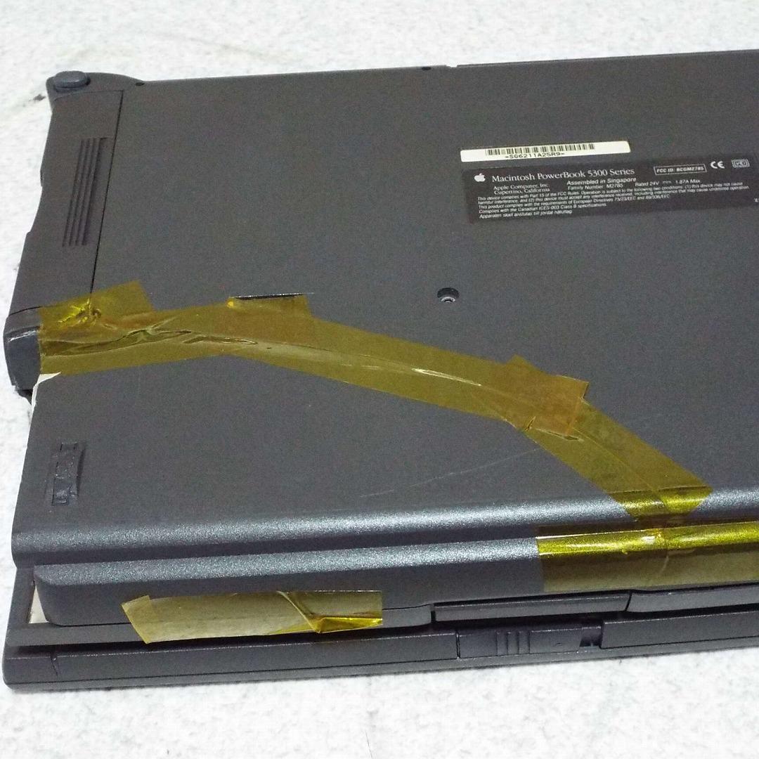 最近不動_ヒンジ崩壊_CF起動_ PowerBook 5300Ce_付属品多数