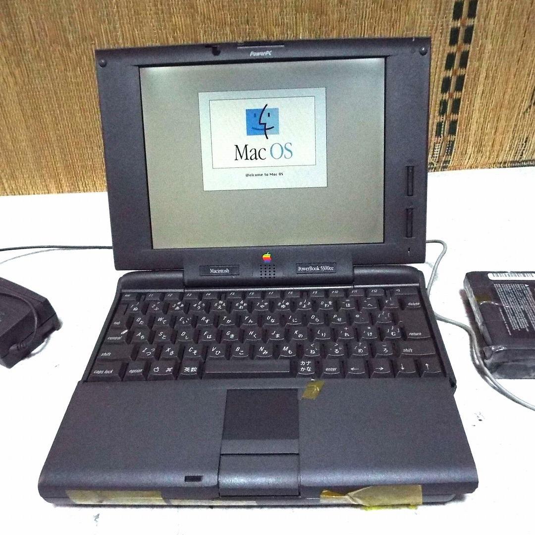 最近不動_ヒンジ崩壊_CF起動_ PowerBook 5300Ce_付属品多数