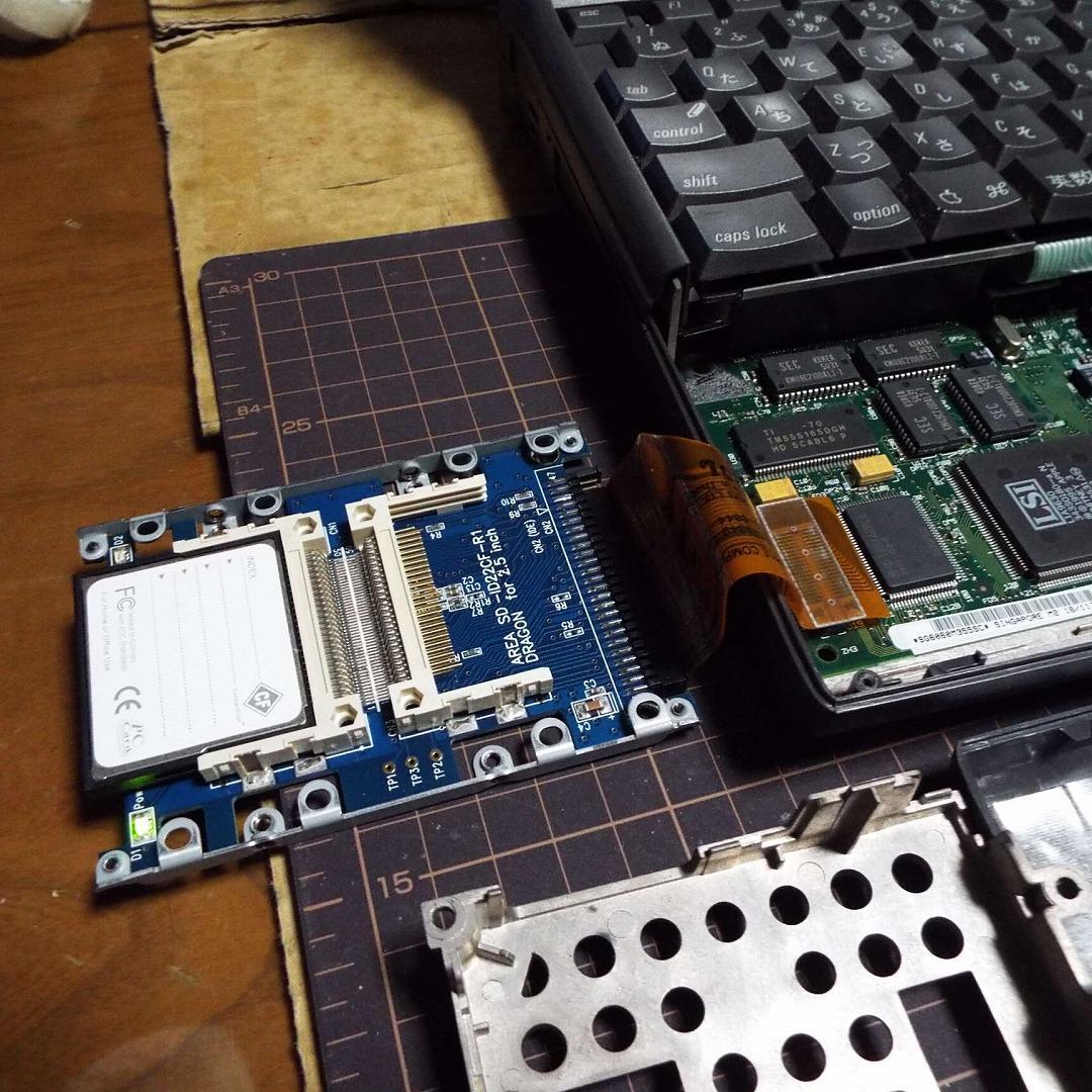 最近不動_ヒンジ崩壊_CF起動_ PowerBook 5300Ce_付属品多数