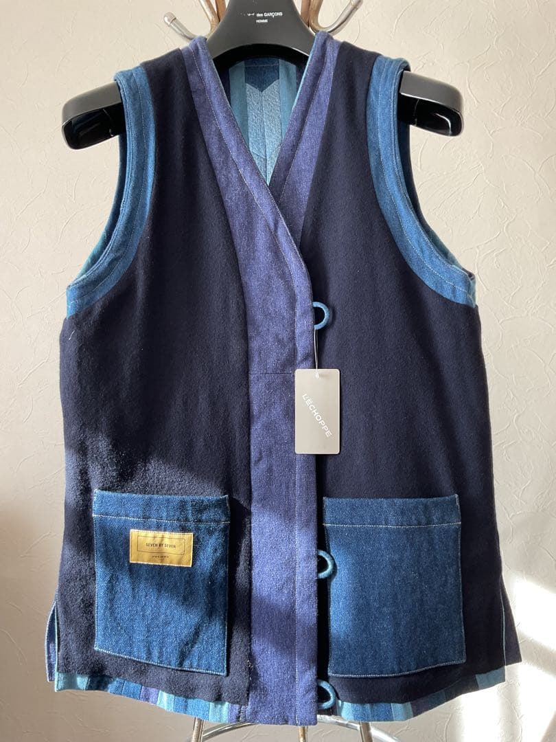 m*o様 SEVEN BY SEVENリワークデニムベスト★おまけ付き