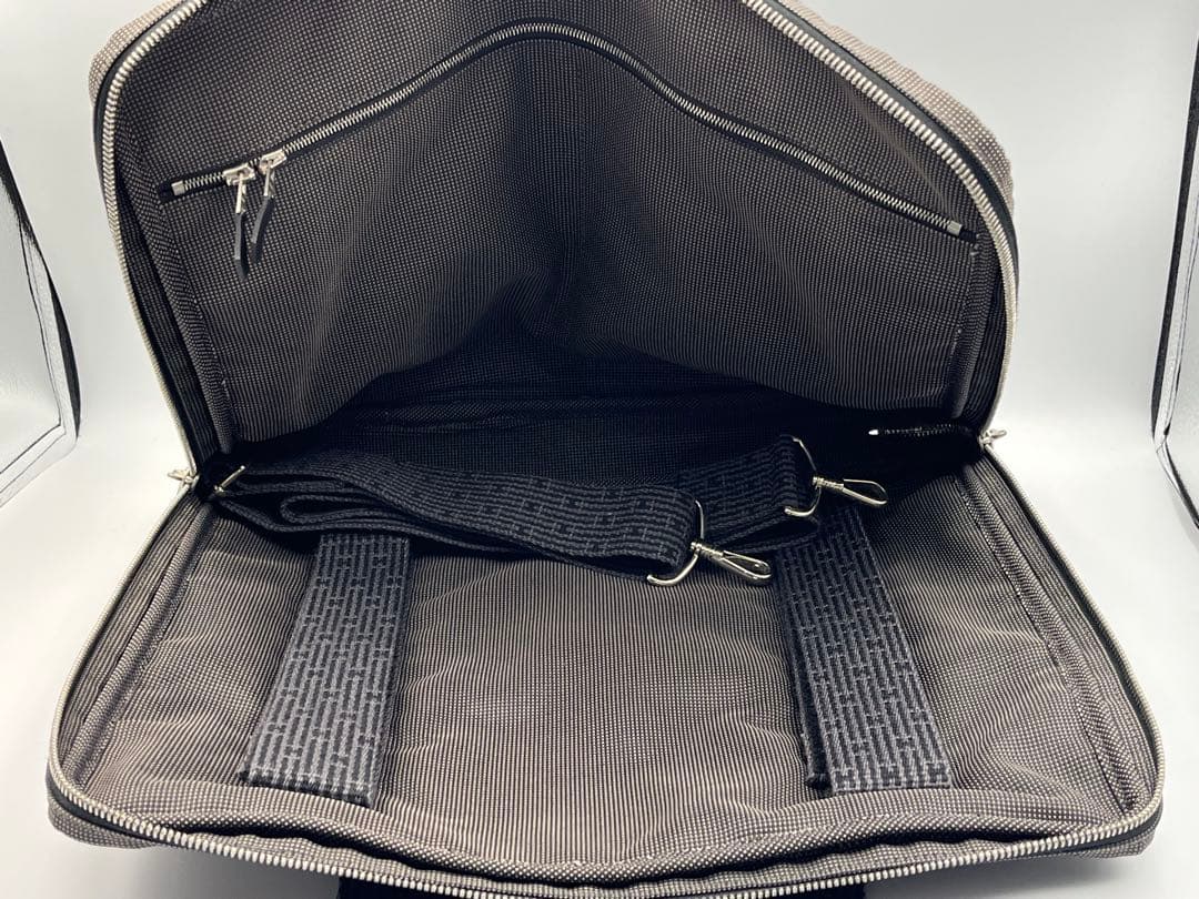 HERMES エルメス ビジネスバッグ 2way グレー エールライン