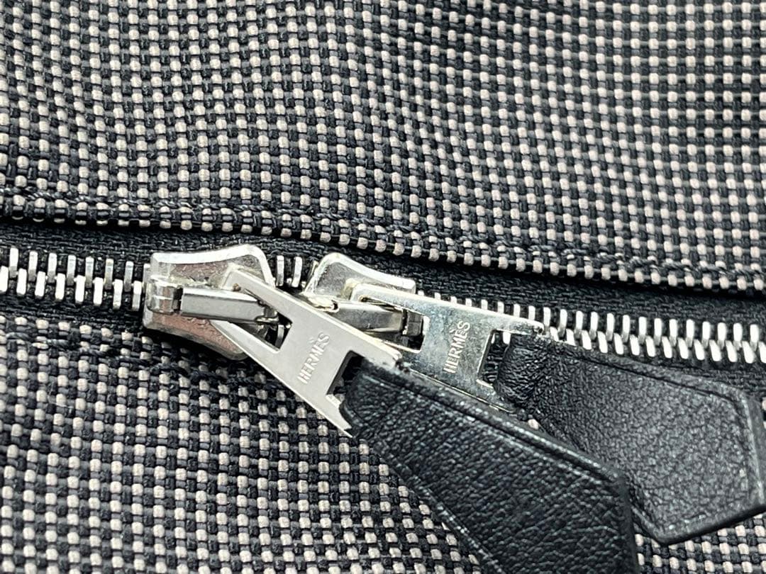 HERMES エルメス ビジネスバッグ 2way グレー エールライン