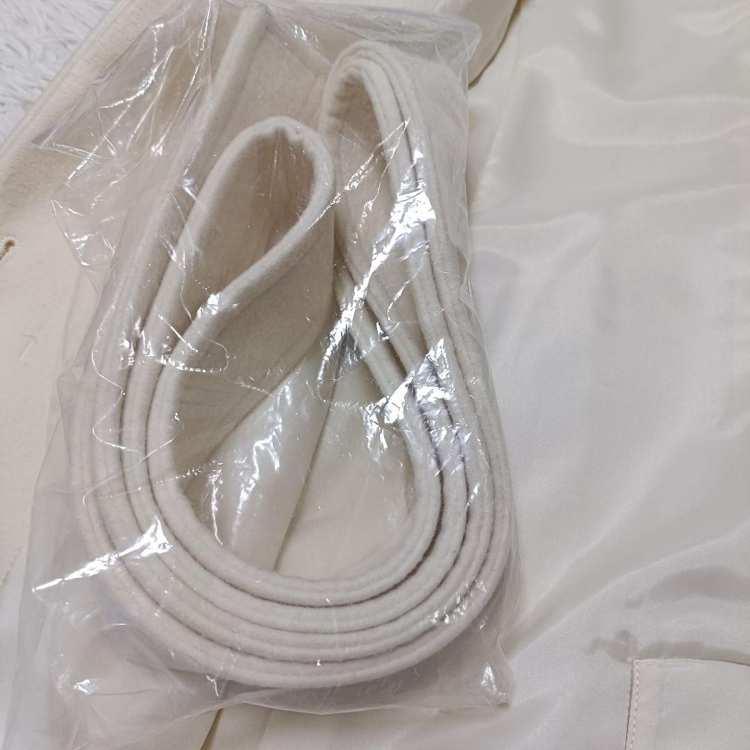 新品 INDIVI アウター コート 高級素材 ウール 羊毛 カシミヤ 38