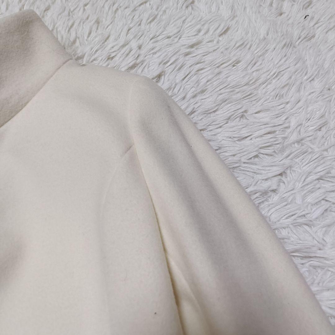 新品 INDIVI アウター コート 高級素材 ウール 羊毛 カシミヤ 38