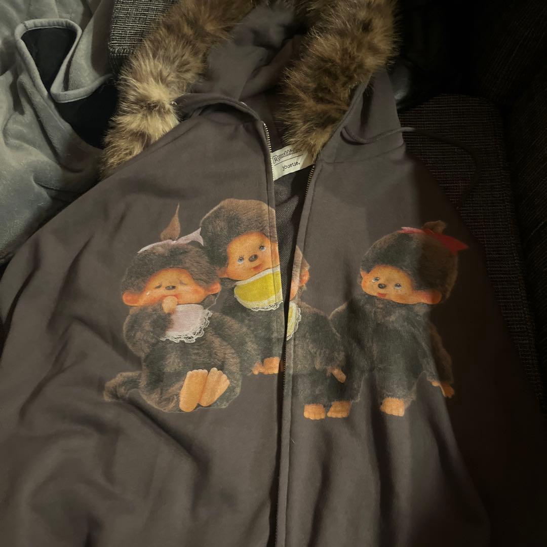 モンチッチ jouetie ファー付きパーカー