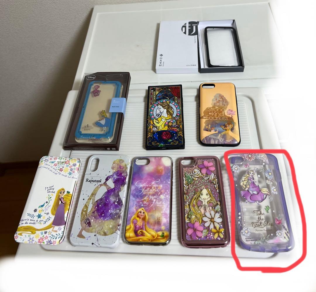 ディズニー、ラプンツェル、ベルのスマホカバー