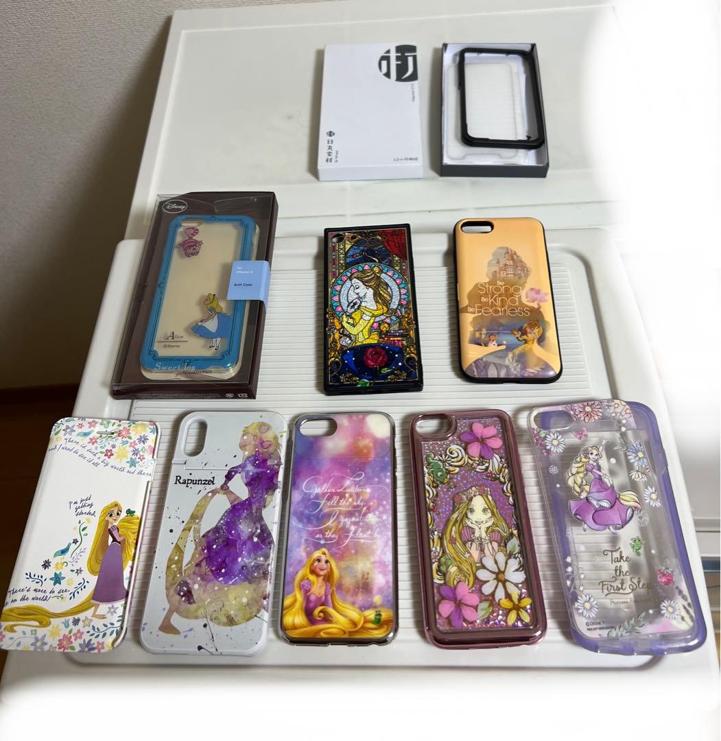 ディズニー、ラプンツェル、ベルのスマホカバー