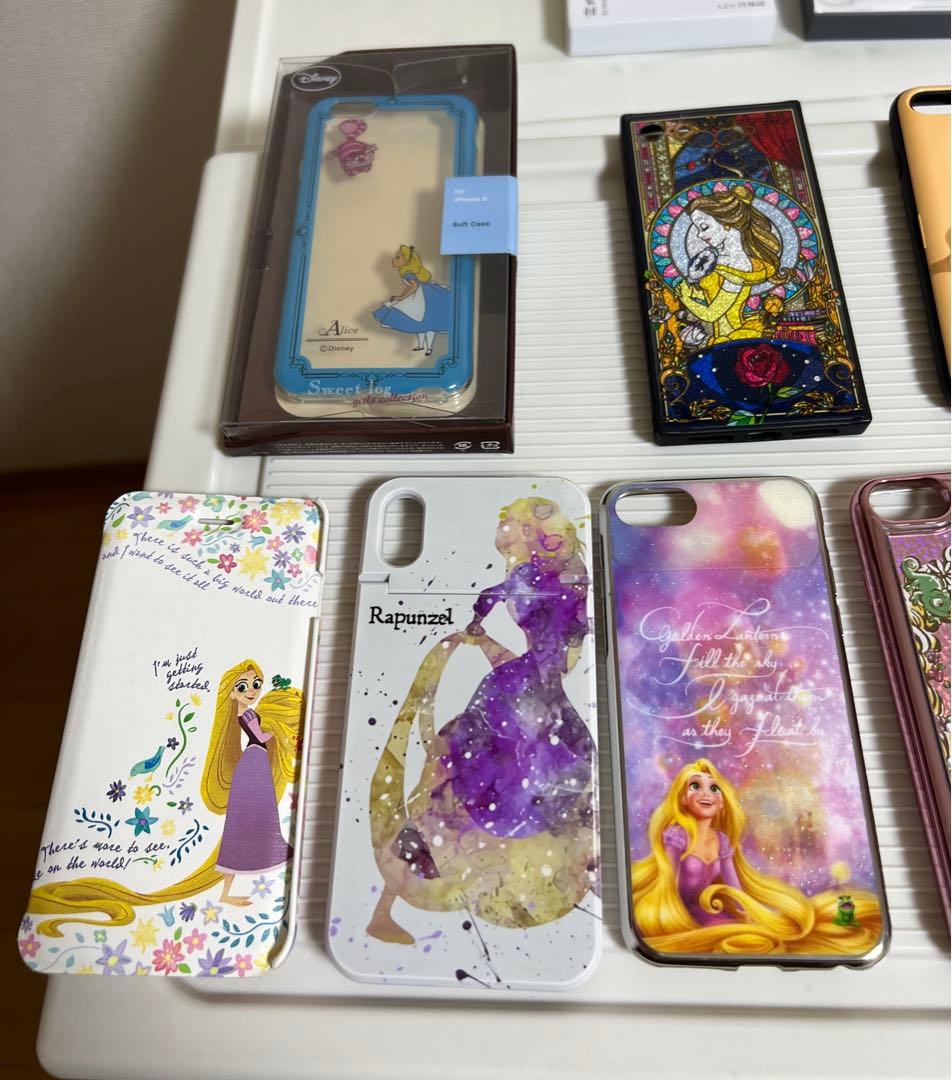 ディズニー、ラプンツェル、ベルのスマホカバー