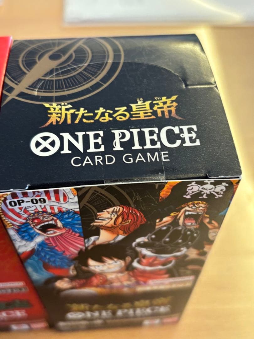 ワンピースカード　受け継がれる意志• 新たなる皇帝box 新品未開封　テープ付