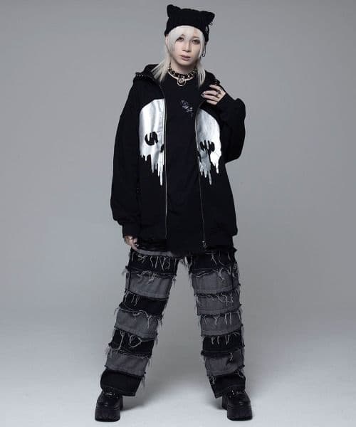 CIVARIZE(シヴァーライズ) / ジップパ ーカー/コットン/BLK