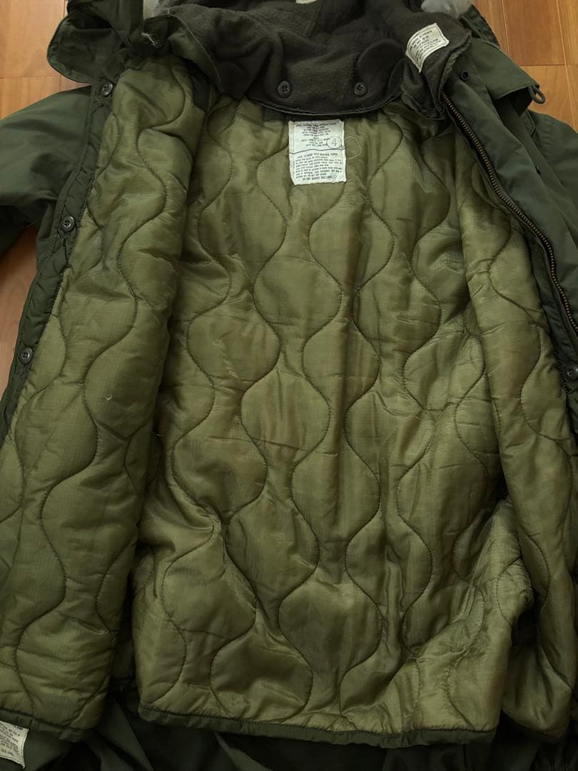 値引き不可実物デッドストック米軍 M-65 70-80年代フィッシュテール フル