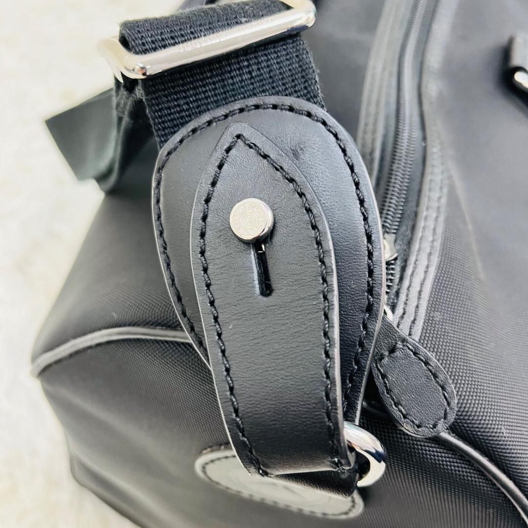 HUNTING WORLD ベンツコラボ ボストン 2WAY レザー ブラック