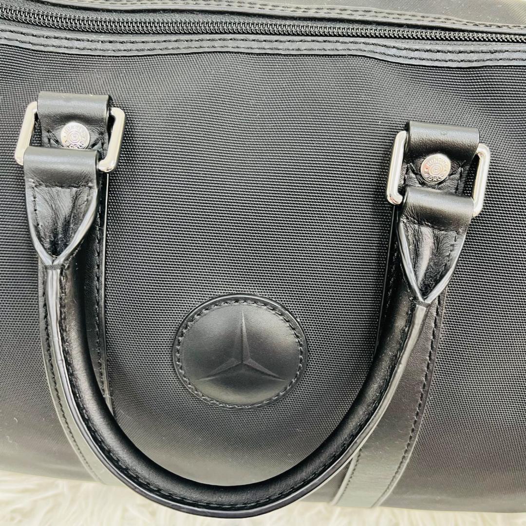 HUNTING WORLD ベンツコラボ ボストン 2WAY レザー ブラック