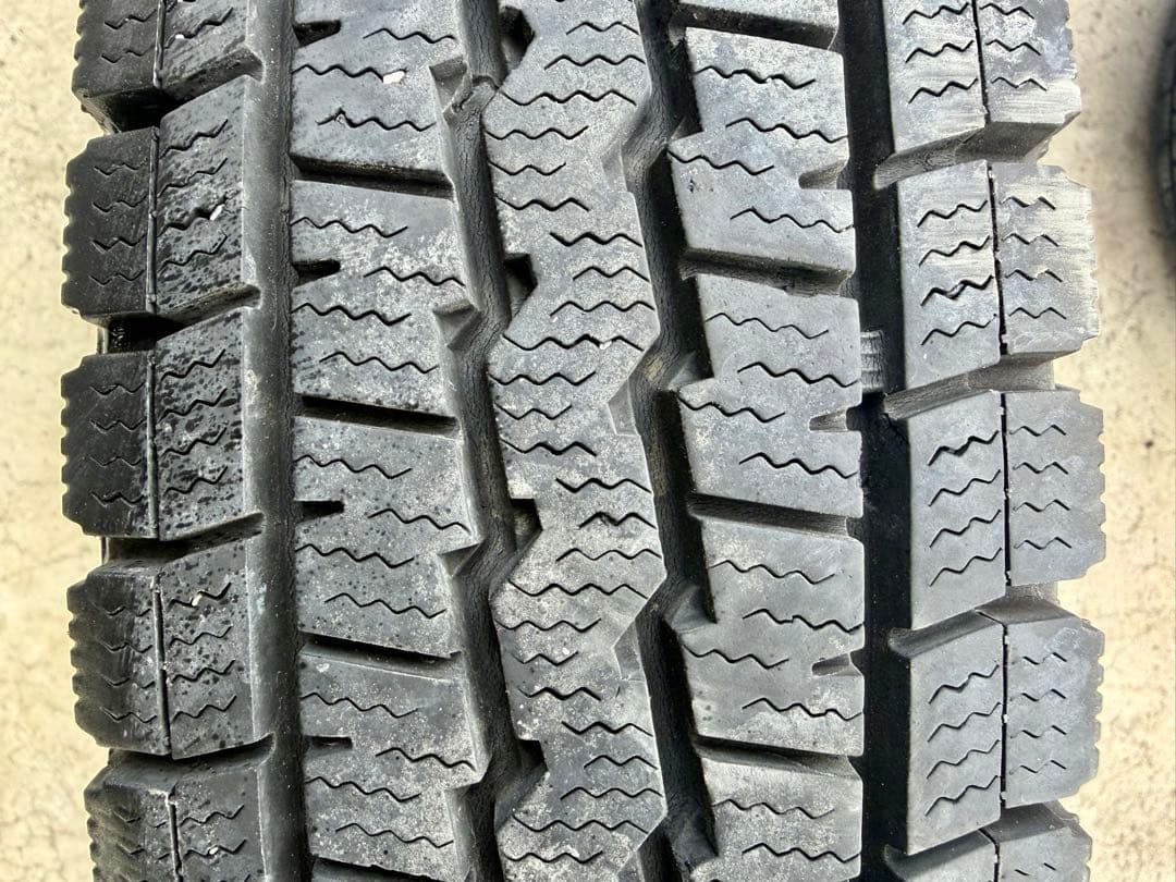 145R12 6PR 2021年製DUNLOP 4本　ダイハツ　スチールホイール