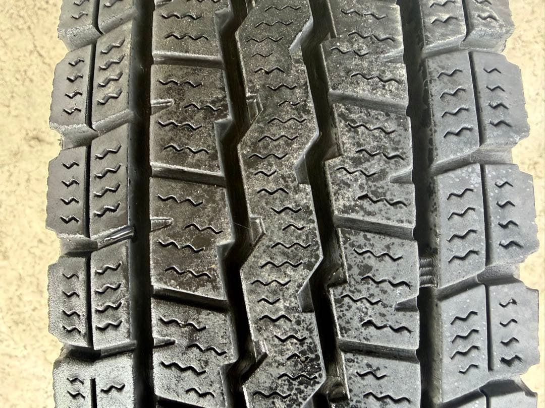 145R12 6PR 2021年製DUNLOP 4本　ダイハツ　スチールホイール