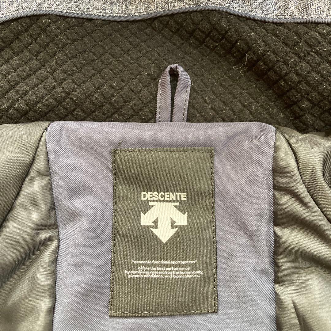 【極美品】デサントdescentスキーウェアスキースノボジャケットLメンズグレー