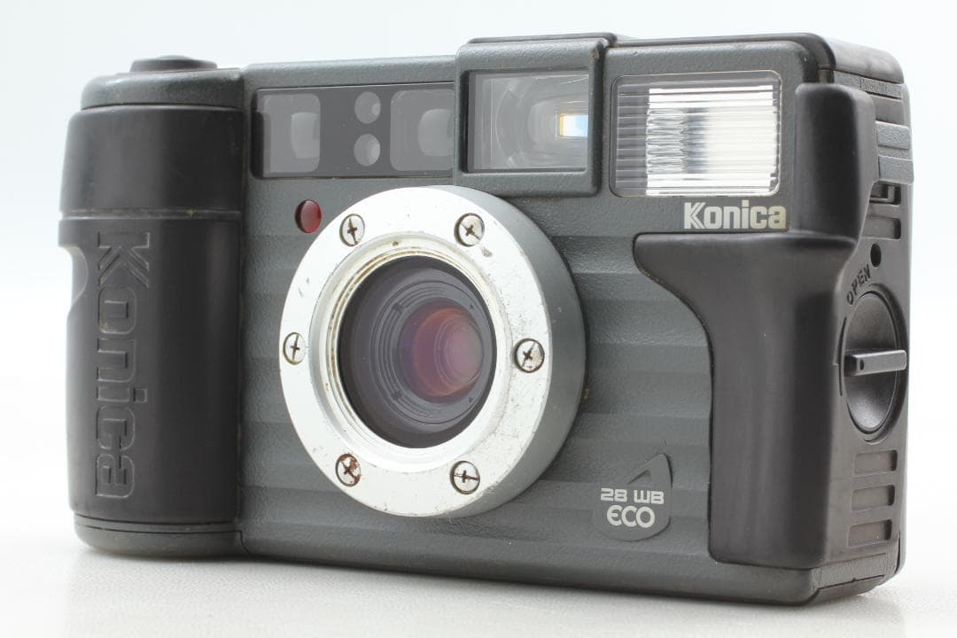 【整備済　美品】コニカ 現場監督 28 WB ECO フィルムカメラ #1381