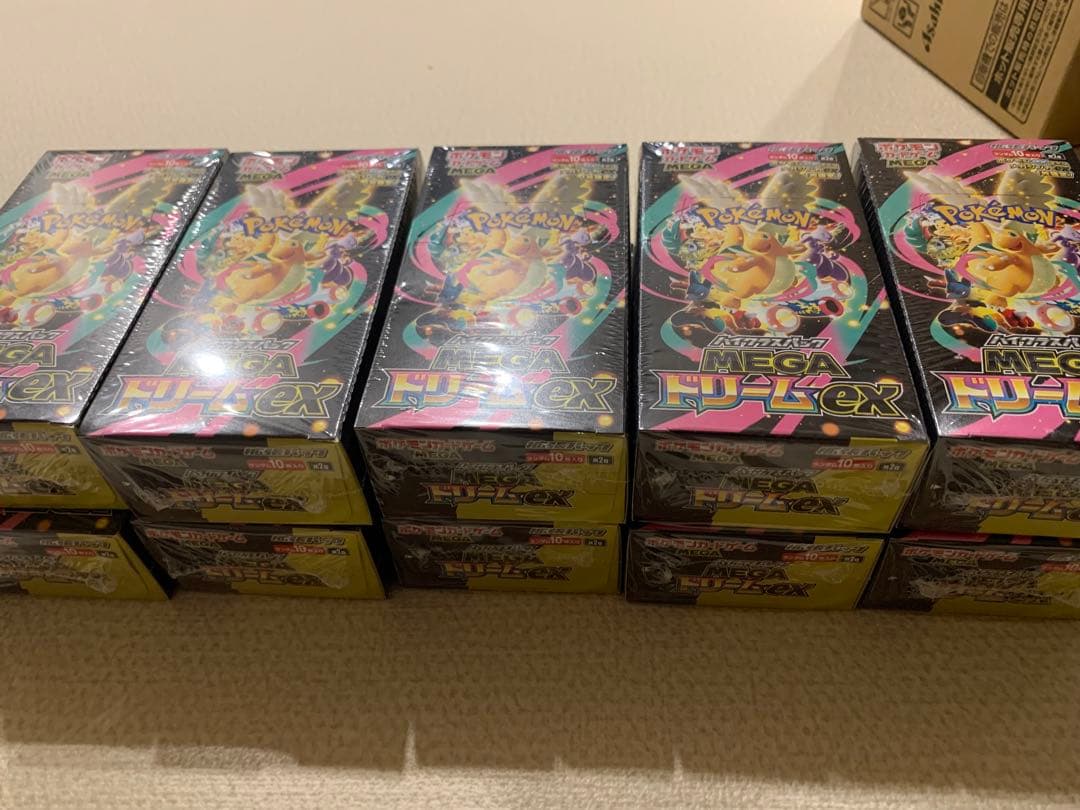 ポケモンカード MEGA ドリームex シュリンク付き　10BOX