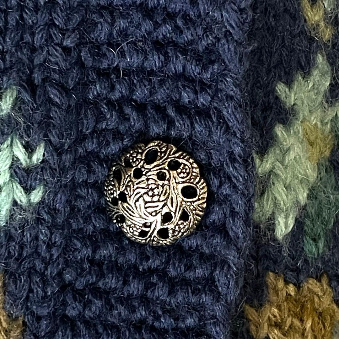 希少★LAURA ASHLEY ローラアシュレイ ニット カーディガン 刺繍