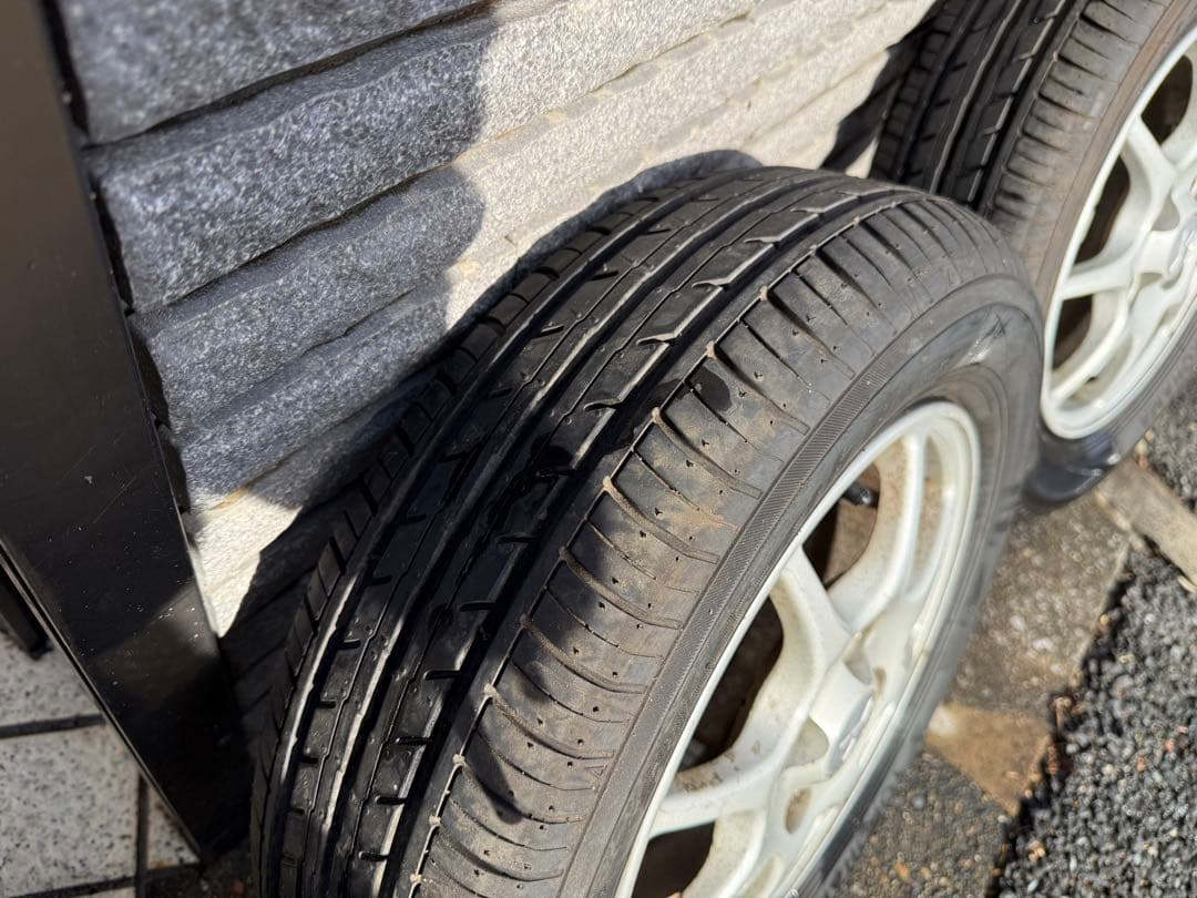 三菱タウンボックス取り外し アルミ165/65R13 ヨコハマ BluEarth