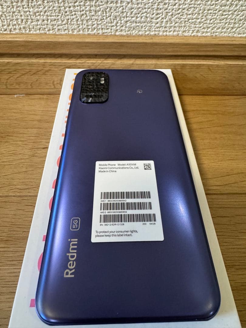 スマートフォン本体 Redmi Note 10T