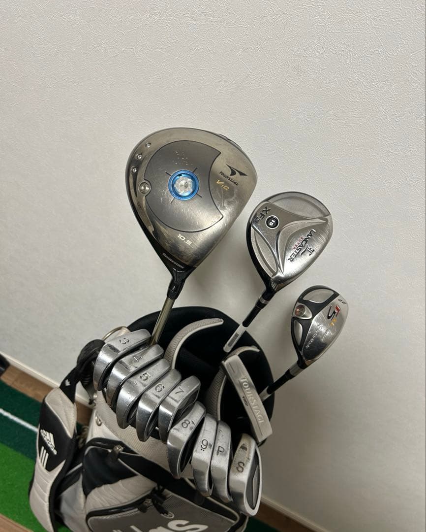 【大手メーカー】　ゴルフクラブセット　adidas、BRIDGESTONE